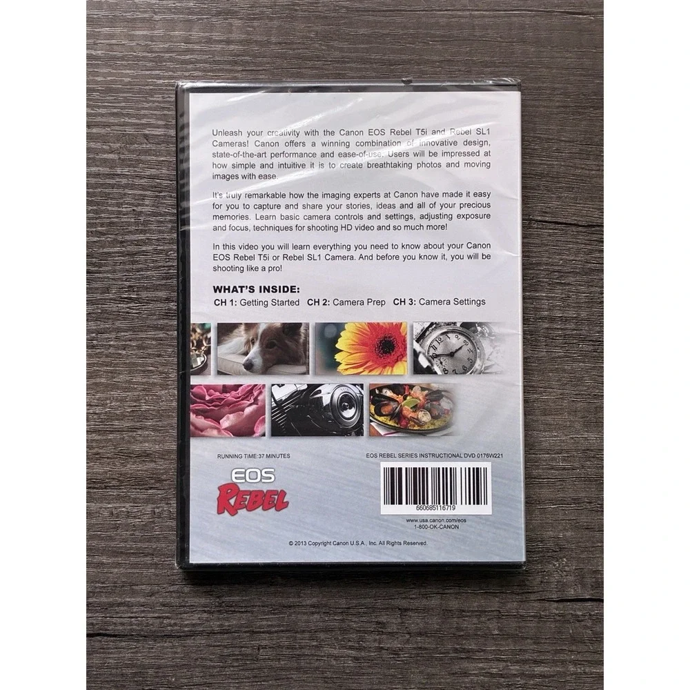 Canon EOS Rebel T5i 700D Instructional Manual DVD Training Guide DVD Sealed